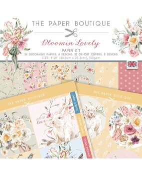 The Paper Boutique Bloomin Lovely 8x8 Inch Paper Kit (PB1765) (OUTLET)
