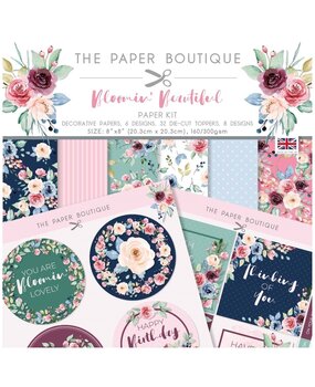 The Paper Boutique Bloomin Beautiful 8x8 Inch Paper Kit (PB1751) (OUTLET)