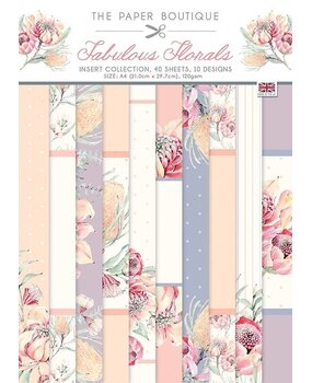 The Paper Boutique Fabulous Florals A4 Insert Collection (PB1600) (OUTLET)