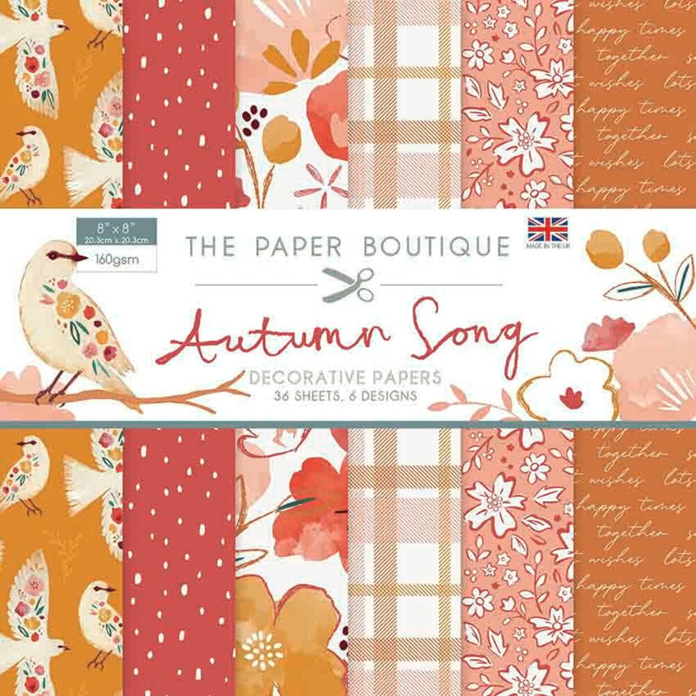 The Paper Boutique Autumn Song 8x8 Inch Decorative Papers (PB1463) (OUTLET)