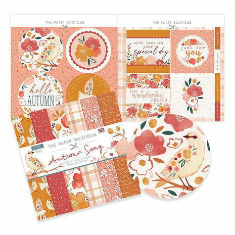 The Paper Boutique Autumn Song 8x8 Inch Paper Kit (PB1462) (OUTLET)
