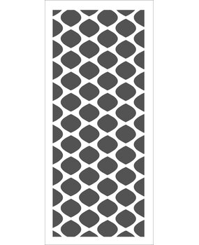 The Crafter's Workshop Fence Grid Slimline Stencil (TCW2317) (OUTLET)