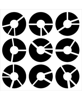 The Crafter's Workshop Big Spools 6x6 Inch Stencil (TCW1054s) (OUTLET)