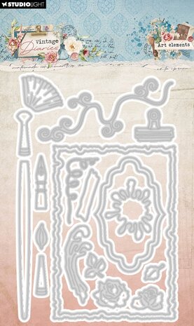 Studio Light Vintage Diaries Cutting Dies Art Elements (SL-VD-CD814) (OUTLET)