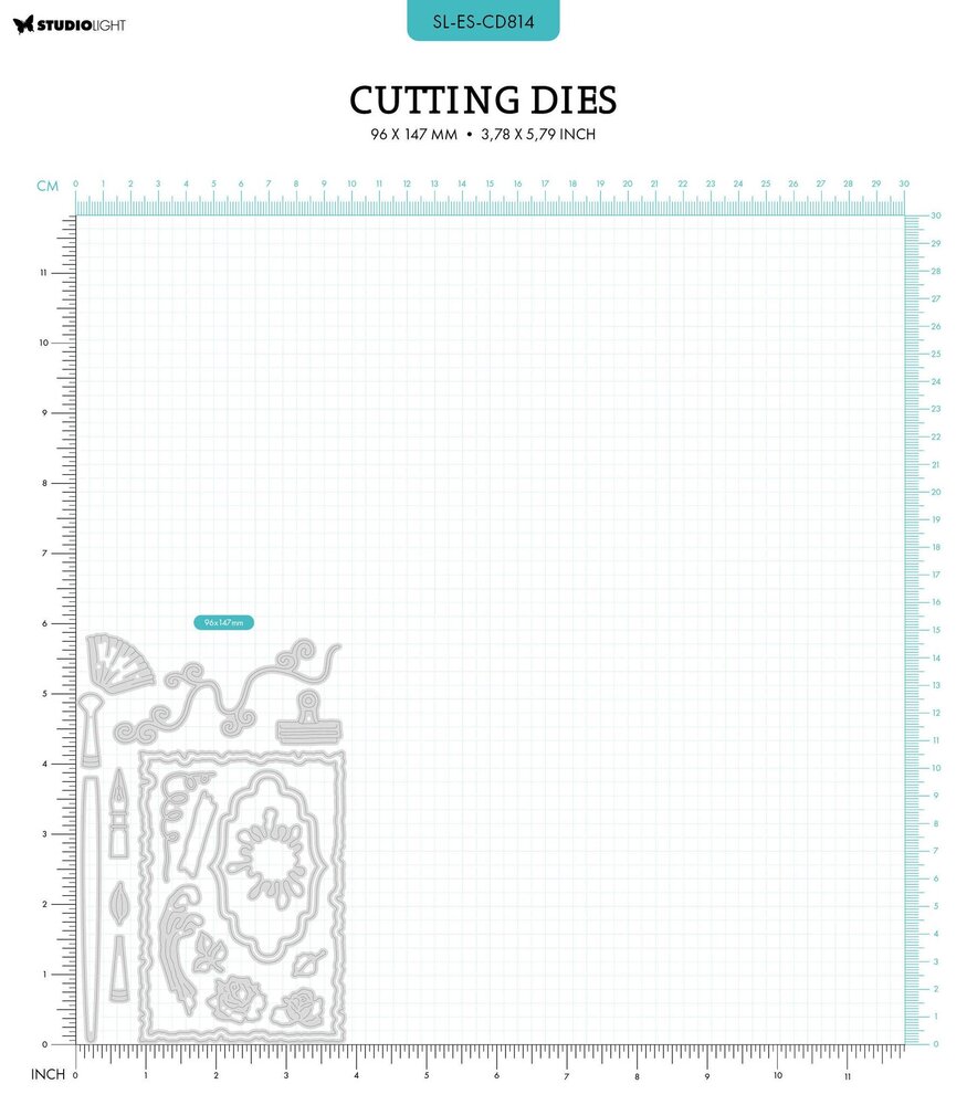 Studio Light Vintage Diaries Cutting Dies Art Elements (SL-VD-CD814) (OUTLET)