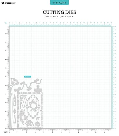 Studio Light Vintage Diaries Cutting Dies Art Elements (SL-VD-CD814) (OUTLET)