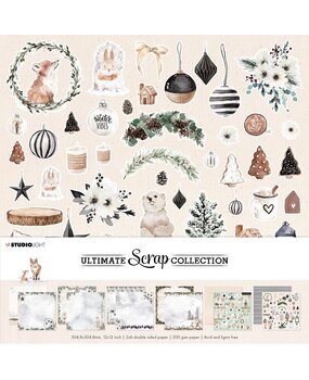 Studio Light Ultimate Scrap Collection 12x12 Inch Paper Pack Christmas (SL-USC-PS31) (OUTLET)