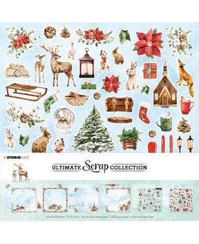 Studio Light Ultimate Scrap Collection 12x12 Inch Paper Pack Christmas (SL-USC-PS29) (OUTLET)