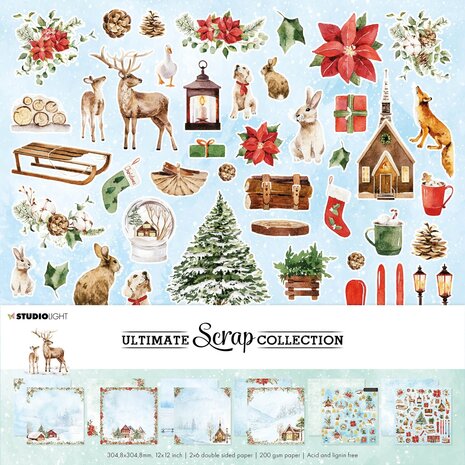 Studio Light Ultimate Scrap Collection 12x12 Inch Paper Pack Christmas (SL-USC-PS29) (OUTLET)