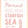 Studio Light Sweet Stories Clear Stamp Quotes Large Mermaid Kisses (SL-SS-STAMP441) (OUTLET)