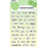 Studio Light Sweet Stories Clear Stamp Quotes Small Some Bunny Loves You (SL-SS-STAMP419) (OUTLET)