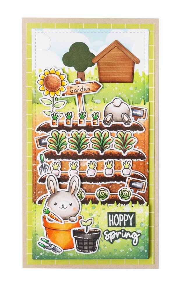 Studio Light Sweet Stories Clear Stamp Quotes Small Some Bunny Loves You (SL-SS-STAMP419) (OUTLET)