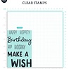 Studio Light Sweet Stories Clear Stamp Quotes Large Make a Wish (SL-SS-STAMP418) (OUTLET)