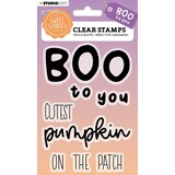 Studio Light Sweet Stories Clear Stamp Boo To You Quotes Large (SL-SS-STAMP271) (OUTLET)