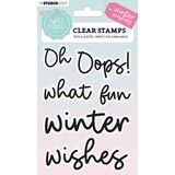 Studio Light Sweet Stories Clear Stamps Quotes Large (SL-SS-STAMP162) (OUTLET)