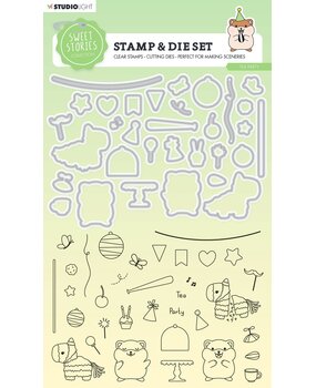 Studio Light Sweet Stories Stamp & Die Tea Party (SL-SS-SCD56) (OUTLET) Studio Light Sweet Stories Stamp & Die Tea Party (SL-SS-SCD56) (OUTLET)