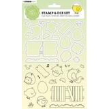 Studio Light Sweet Stories Stamp & Die Chicks and Eggs (SL-SS-SCD36) (OUTLET)