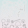 Studio Light Sweet Stories Stamp & Die Snowman (SL-SS-SCD19) (OUTLET)