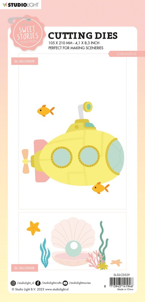 Studio Light Sweet Stories Cutting Die Submarine (SL-SS-CD529) (OUTLET)