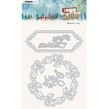 Studio Light Let It Snow Cutting Dies Wreath Joy (SL-LIS-CD376) (OUTLET)