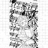 Studio Light Caroling Dickens Girl Grunge Stamps (SL-GR-STAMP97) (OUTLET)
