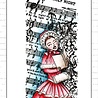 Studio Light Caroling Dickens Girl Grunge Stamps (SL-GR-STAMP97) (OUTLET)