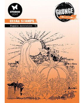 Studio Light Pumpkin Decoration Grunge Stamps (SL-GR-STAMP454) (OUTLET)