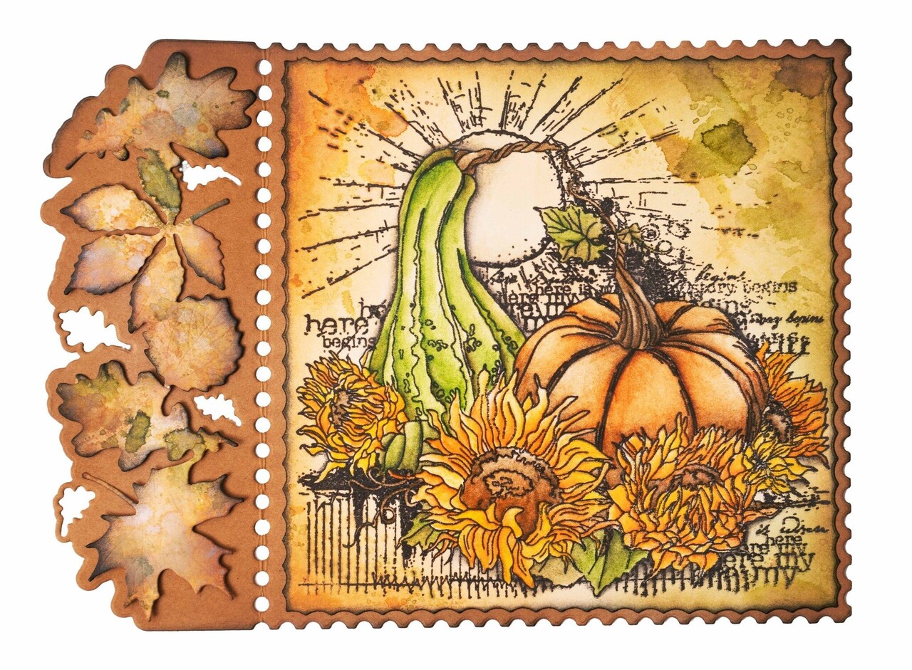 Studio Light Pumpkin Decoration Grunge Stamps (SL-GR-STAMP454) (OUTLET)