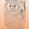 Studio Light Owl in Tree Grunge Stamps (SL-GR-STAMP447) (OUTLET)
