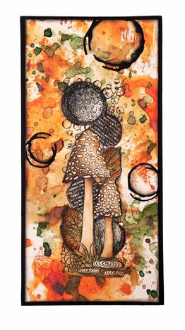 Studio Light Mushrooms Grunge Stamps (SL-GR-STAMP446) (OUTLET)