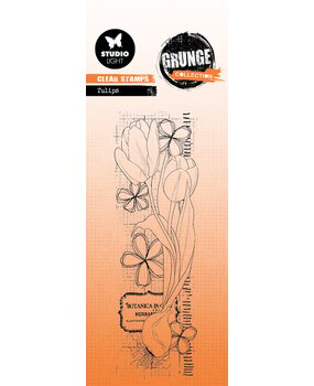 Studio Light Tulips Grunge Stamps (SL-GR-STAMP394) (OUTLET)