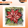 Studio Light Poinsettia Grunge Stamps (SL-GR-STAMP319) (OUTLET)