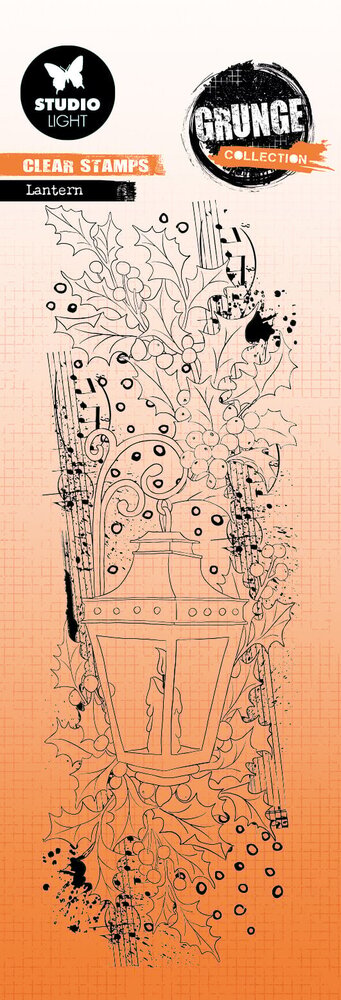 Studio Light Lantern Grunge Stamps (SL-GR-STAMP314) (OUTLET)
