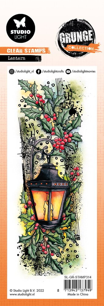 Studio Light Lantern Grunge Stamps (SL-GR-STAMP314) (OUTLET)