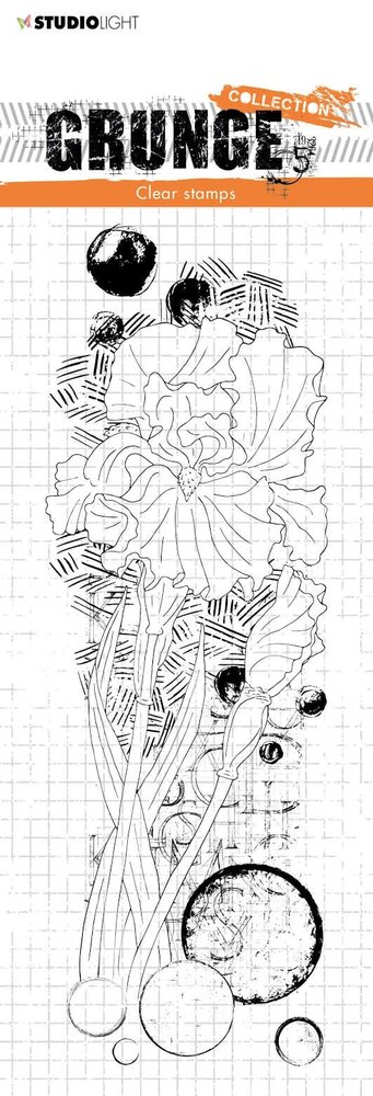 Studio Light Iris Grunge Stamps (SL-GR-STAMP203) (OUTLET)