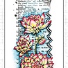 Studio Light Dahlia Flower Love Grunge Stamps (SL-GR-STAMP103) (OUTLET)