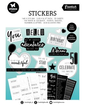 Studio Light Sentiments Essentials Stickers (SL-ES-STIC06) (OUTLET)