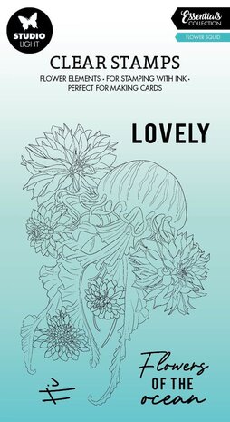 Studio Light Flower Squid Essentials Clear Stamps (SL-ES-STAMP429) (OUTLET)
