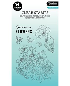 Studio Light Shell Bouquet Essentials Clear Stamps (SL-ES-STAMP428) (OUTLET)