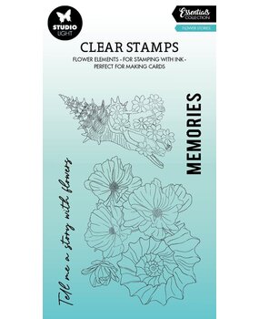 Studio Light Flower Stories Essentials Clear Stamps (SL-ES-STAMP426) (OUTLET)