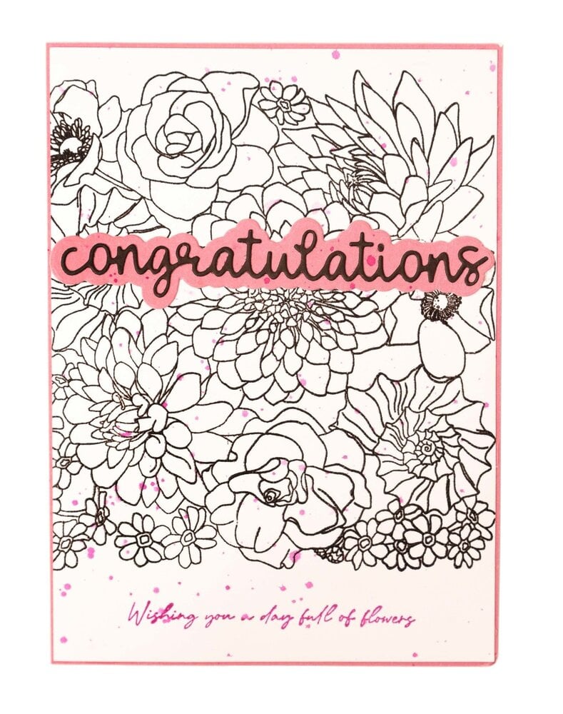 Studio Light Summer Bouquet Essentials Clear Stamps (SL-ES-STAMP424) (OUTLET)