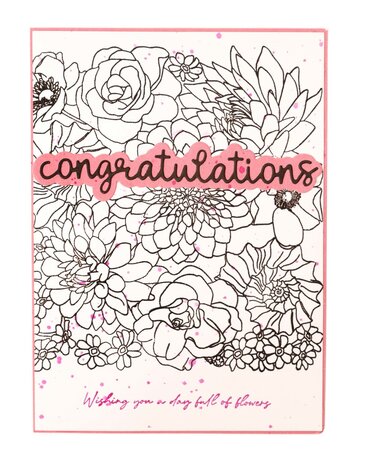 Studio Light Summer Bouquet Essentials Clear Stamps (SL-ES-STAMP424) (OUTLET)