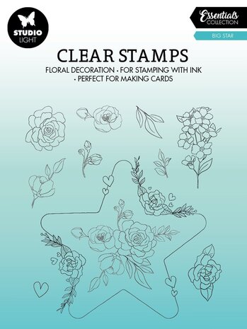 Studio Light Big Star Essentials Clear Stamps (SL-ES-STAMP367) (OUTLET)