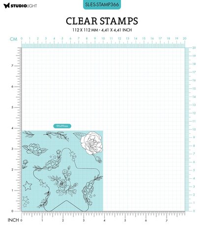 Studio Light Small Star Essentials Clear Stamps (SL-ES-STAMP366) (OUTLET)