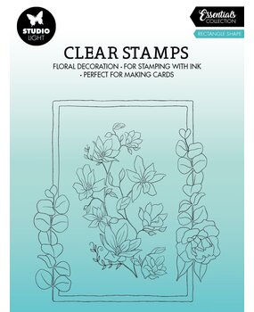 Studio Light Rectangle Shape Essentials Clear Stamps (SL-ES-STAMP364) (OUTLET)