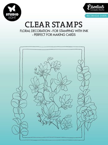 Studio Light Rectangle Shape Essentials Clear Stamps (SL-ES-STAMP364) (OUTLET)