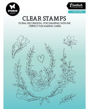 Studio Light Oval Shape Essentials Clear Stamps (SL-ES-STAMP363) (OUTLET)
