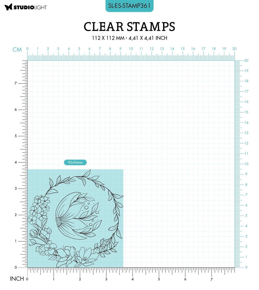 Studio Light Small Circle Essentials Clear Stamps (SL-ES-STAMP361) (OUTLET)