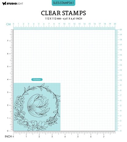 Studio Light Small Circle Essentials Clear Stamps (SL-ES-STAMP361) (OUTLET)