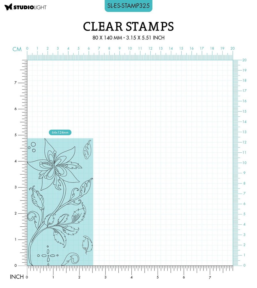 Studio Light Fairy Flower Essentials Clear Stamps (SL-ES-STAMP325) (OUTLET)